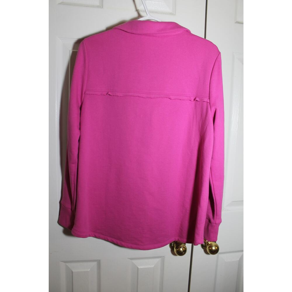 Soft Surroundings Rose Violet Neera French Terry Tunic sz M - Picture 3 of 4